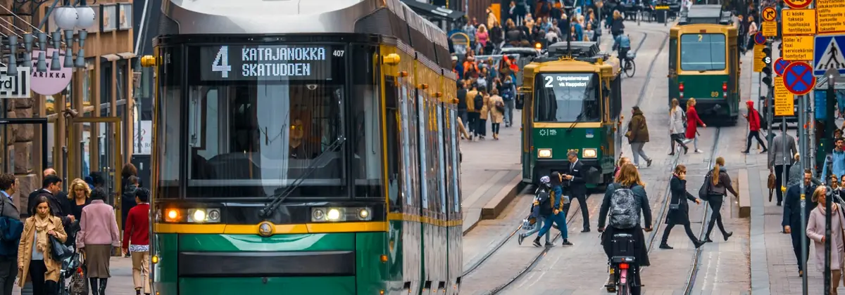 Raitiovaunu Helsingissä