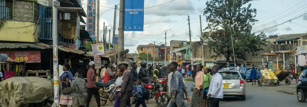 Arkea Nairobin kadulla